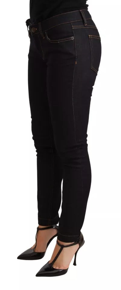 Dolce & Gabbana Blue Cotton Stretch Slim Fit Denim Jeans by Dolce & Gabbana