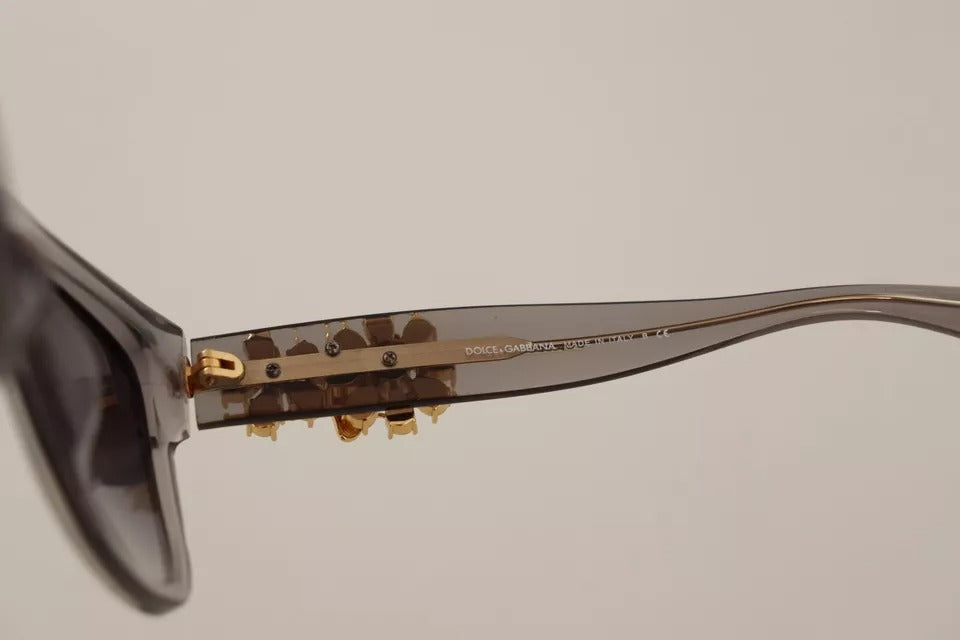 Dolce & Gabbana DG 4247-B-F Clear Embellished Crystal Acetate Sunglasses by Dolce & Gabbana