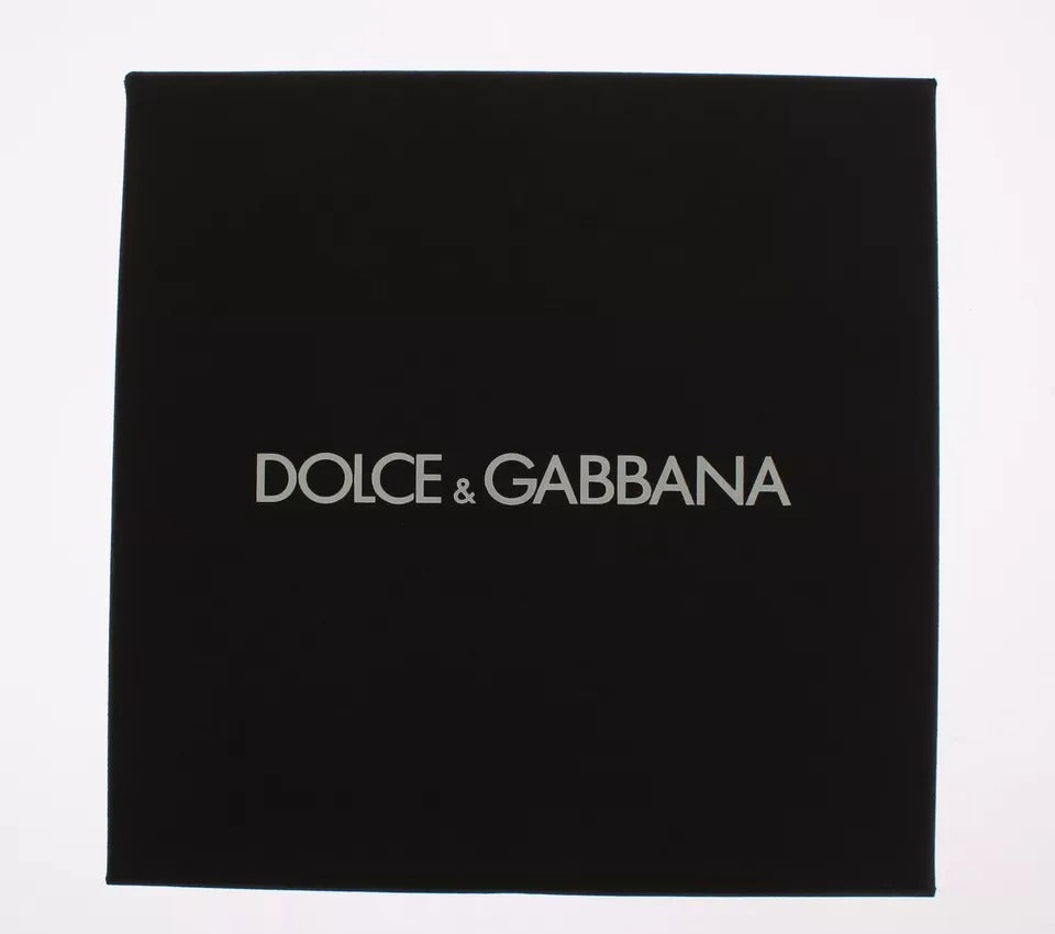 Dolce &amp; Gabbana Brown Leather Wrist Slim Women Gloves