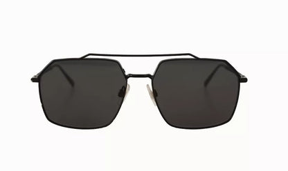 Dolce & Gabbana DG2250 Black Metal Full Rim Square Eyewear Sunglasses by Dolce & Gabbana