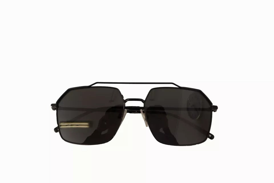Dolce & Gabbana DG2250 Black Metal Full Rim Square Eyewear Sunglasses by Dolce & Gabbana