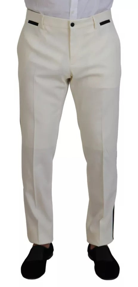 Dolce & Gabbana White Double Breasted 2 Piece SICILIA Suit by Dolce & Gabbana