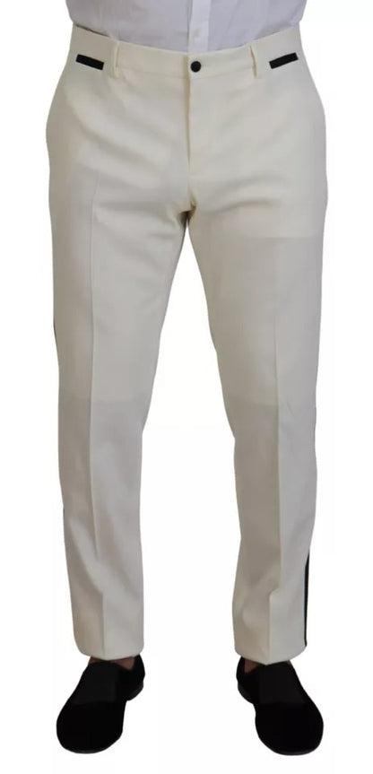 Dolce & Gabbana White Double Breasted 2 Piece SICILIA Suit by Dolce & Gabbana