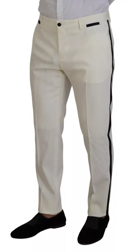 Dolce & Gabbana White Double Breasted 2 Piece SICILIA Suit by Dolce & Gabbana