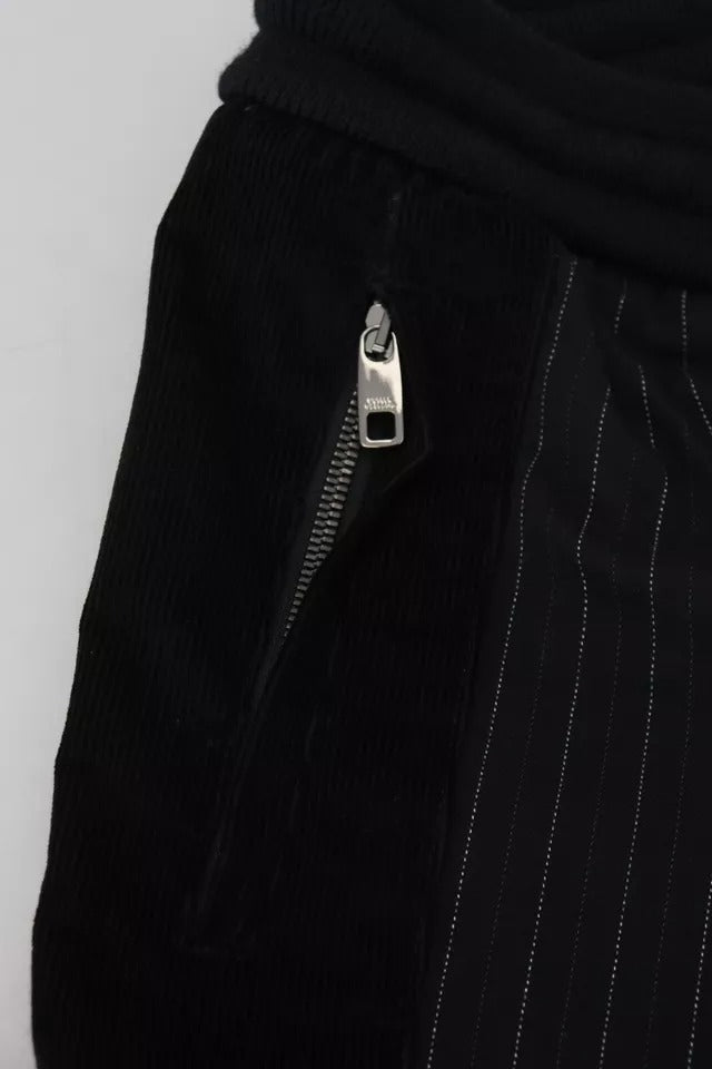 Dolce & Gabbana Black Cotton Blend Jogger Sweatpants Pants by Dolce & Gabbana