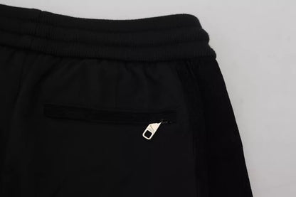 Dolce & Gabbana Black Cotton Blend Jogger Sweatpants Pants by Dolce & Gabbana
