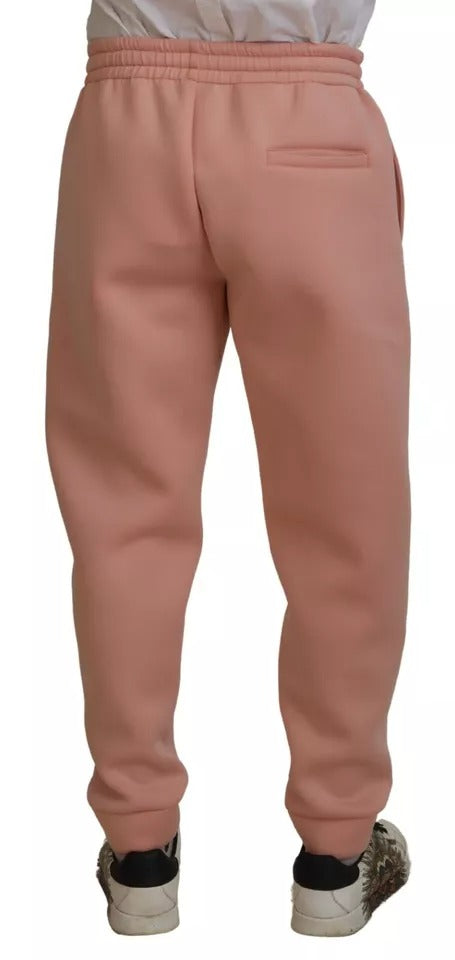Dolce & Gabbana Pink Polyester Sweatpants Jogger Pants by Dolce & Gabbana