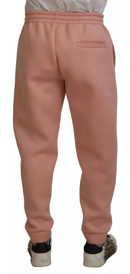 Dolce & Gabbana Pink Polyester Sweatpants Jogger Pants by Dolce & Gabbana