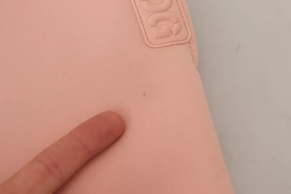 Dolce & Gabbana Pink Polyester Sweatpants Jogger Pants by Dolce & Gabbana