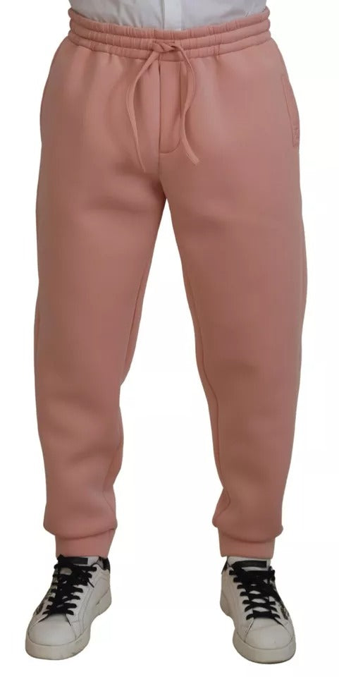 Dolce & Gabbana Pink Polyester Sweatpants Jogger Pants by Dolce & Gabbana