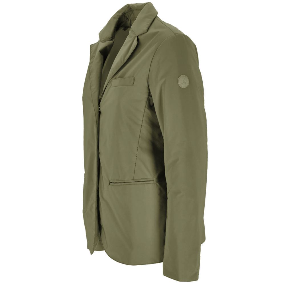 People Of Shibuya Green Polyester Jackets &amp; Coat