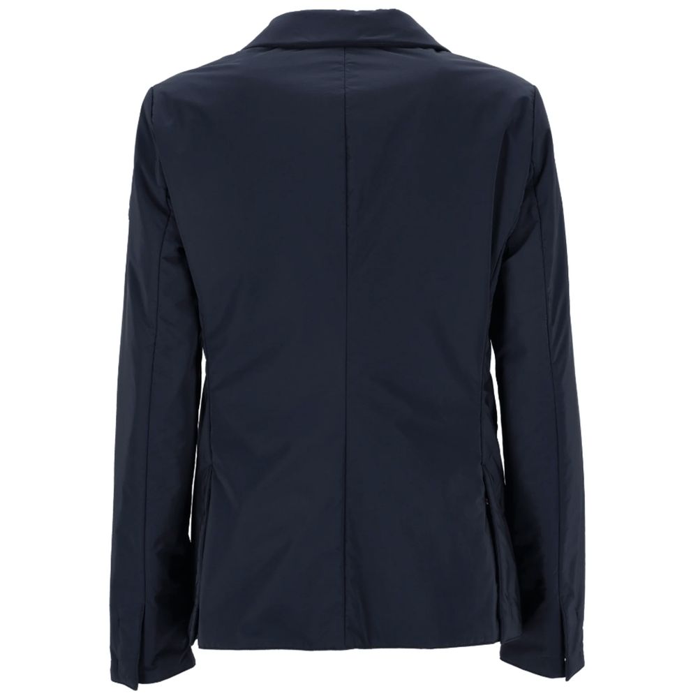 People Of Shibuya Blue Polyester Jackets &amp; Coat