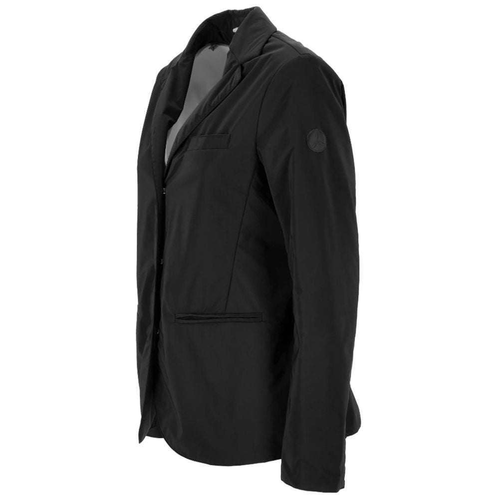 People Of Shibuya Black Polyester Jackets &amp; Coat
