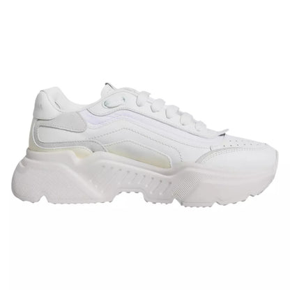 Dolce & Gabbana White Daymaster Low Top Sneakers Shoes by Dolce & Gabbana