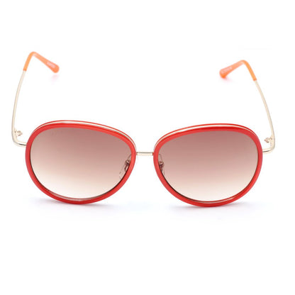 Lancaster Red Metal Sunglasses by Lancaster