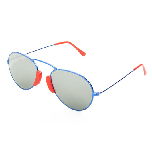 Lunettes de soleil en métal bleu LGR