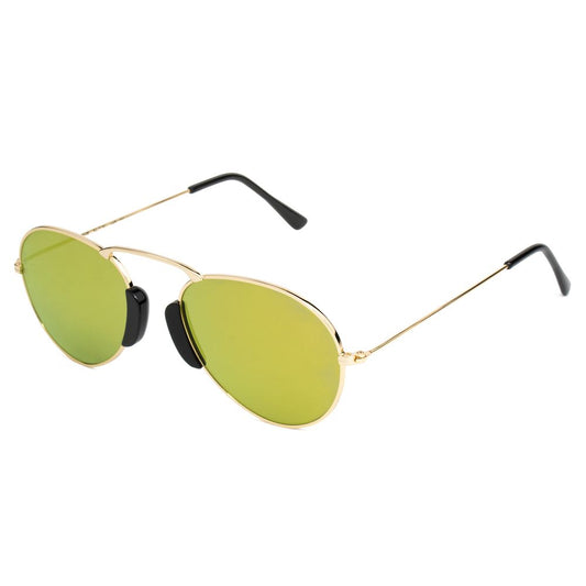 Lunettes de soleil en métal doré LGR