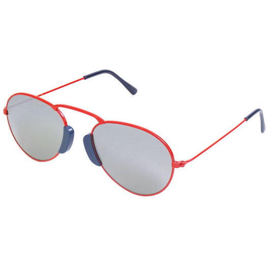 Lunettes de soleil en métal rouge LGR
