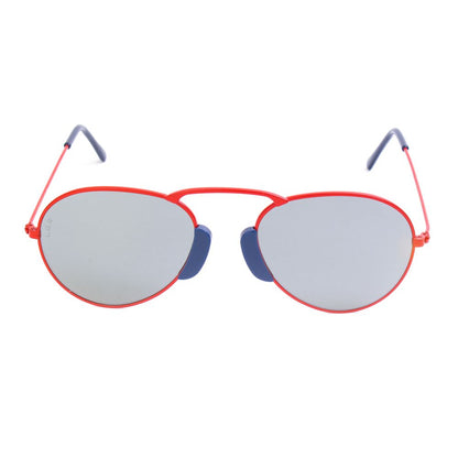 Lunettes de soleil en métal rouge LGR