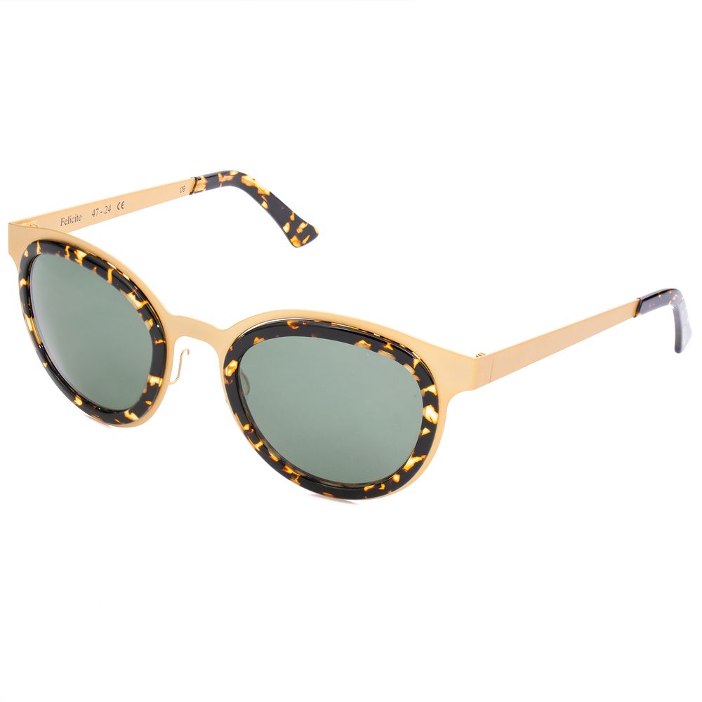 LGR Gold Stainless Steel Sunglasses by LGR