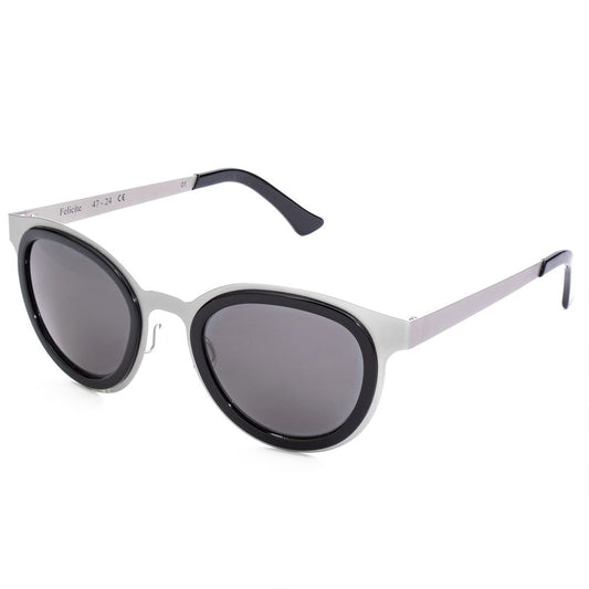 Lunettes de soleil LGR en acier inoxydable gris