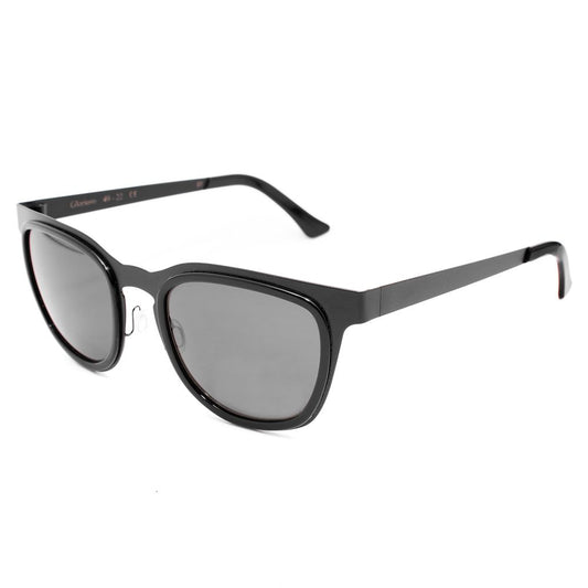 Lunettes de soleil LGR en acier inoxydable noir