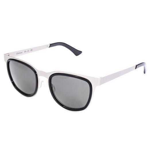 Lunettes de soleil LGR en acier inoxydable gris