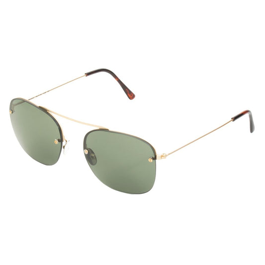 Lunettes de soleil en métal doré LGR