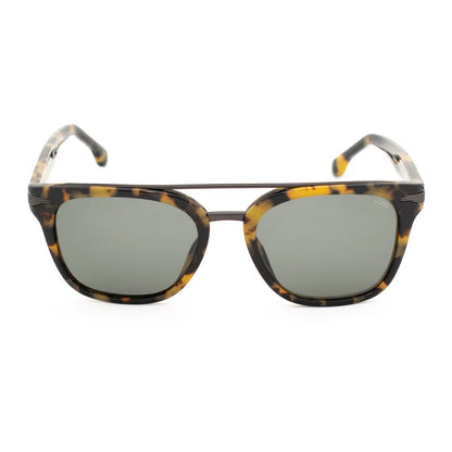 Lunettes de soleil Lozza en cuir de veau bicolore