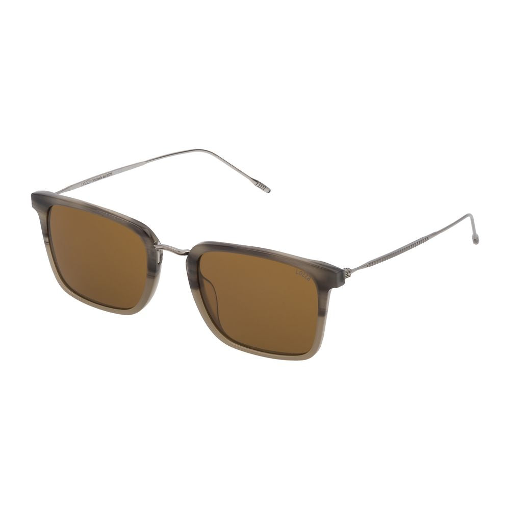 Lunettes de soleil en acétate gris Lozza