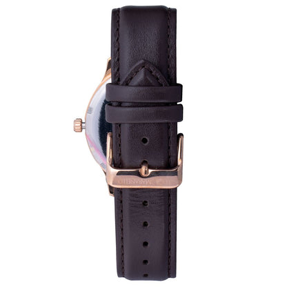 Montre Luca Maranello en cuir marron