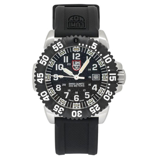 Montre Luminox en silicone noir