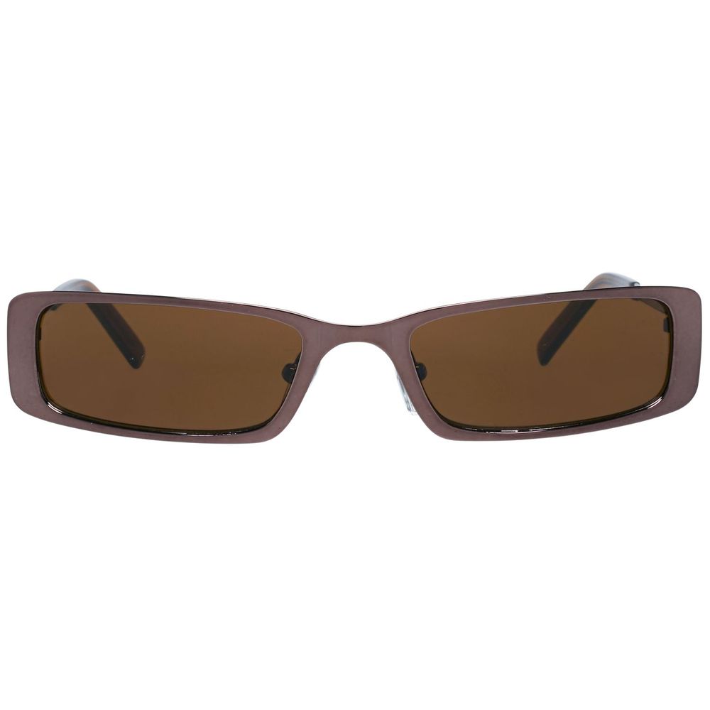 More & More Brown Metal Sunglasses by More & More