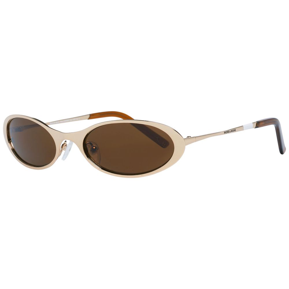 More & More Gold Metal Sunglasses by More & More