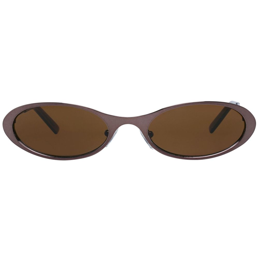More & More Brown Metal Sunglasses by More & More