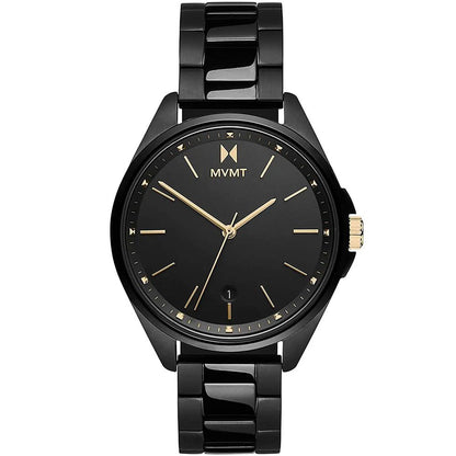 Montre MVMT en acier inoxydable noir