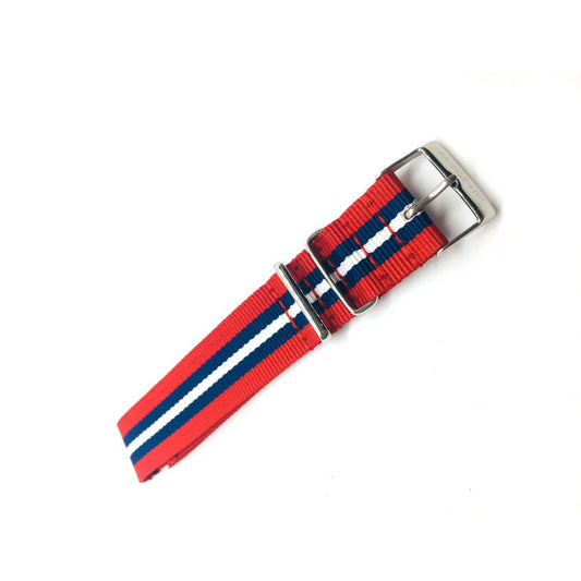 ASSN. DE POLO DES ÉTATS-UNIS Montre textile rouge