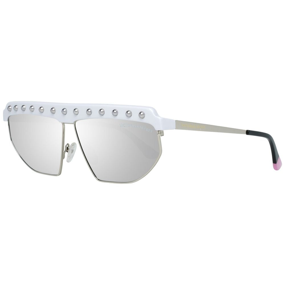 Victoria's Secret White Metal Sunglasses by Victoria's Secret