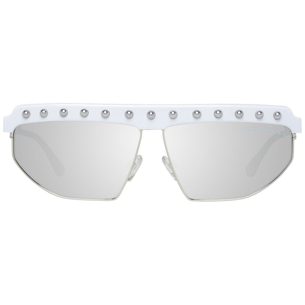 Victoria's Secret White Metal Sunglasses by Victoria's Secret