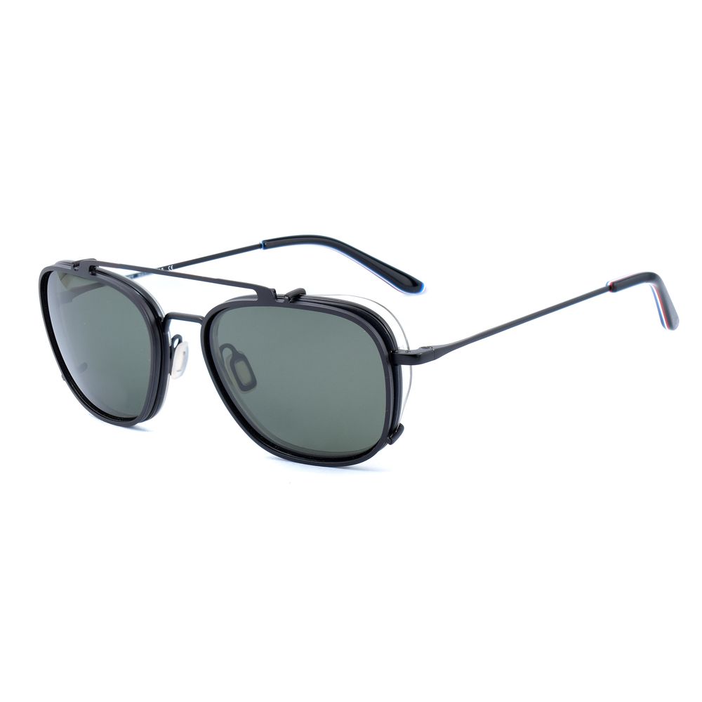Montures Vuarnet en acier inoxydable noir
