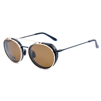 Montures Vuarnet en acier inoxydable noir