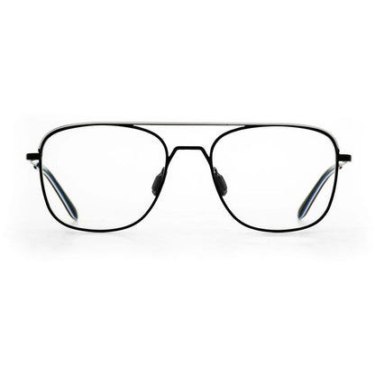 Montures Vuarnet en acier inoxydable noir