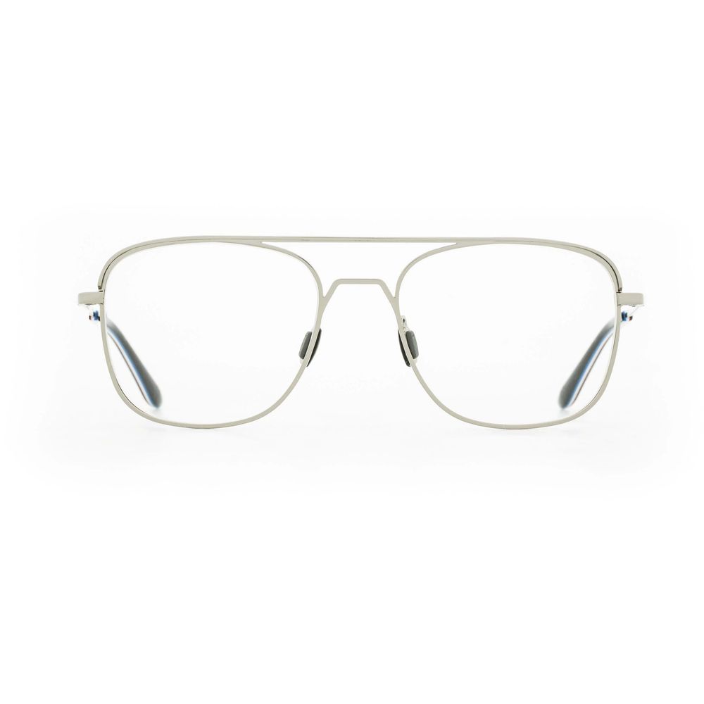 Montures Vuarnet en acier inoxydable blanc