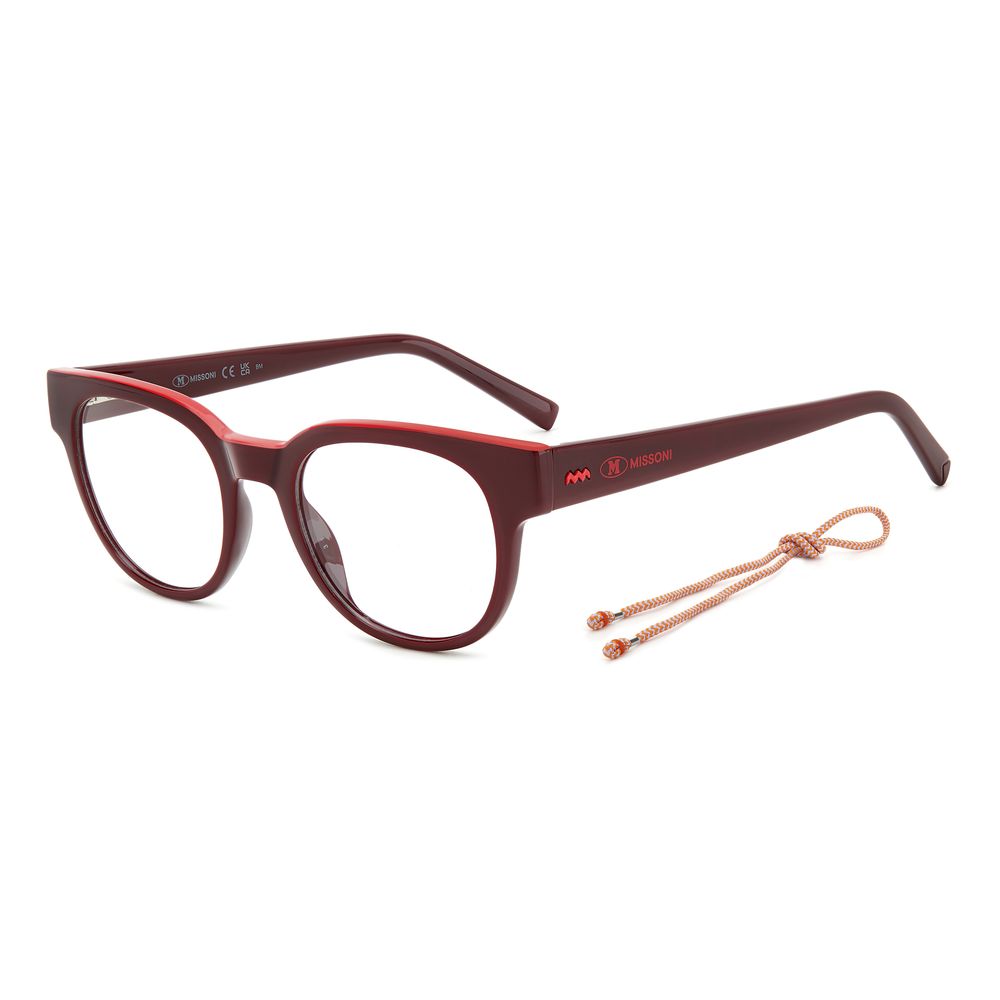 M Missoni Red Resin Frames by M Missoni