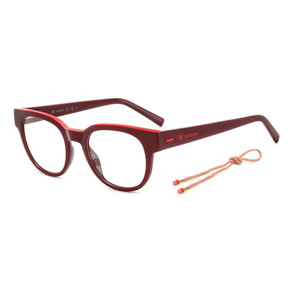 M Missoni Red Resin Frames by M Missoni