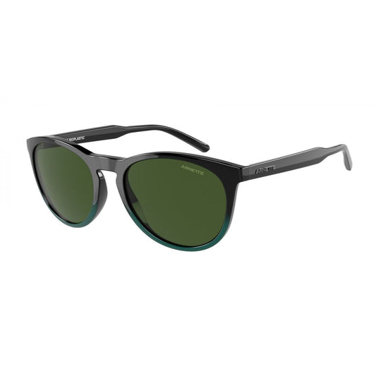 Lunettes de soleil Arnette en cuir de veau gris