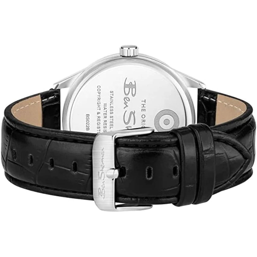 Montre Ben Sherman en cuir noir