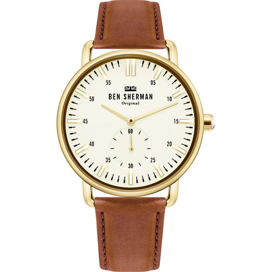 Montre Ben Sherman en cuir marron