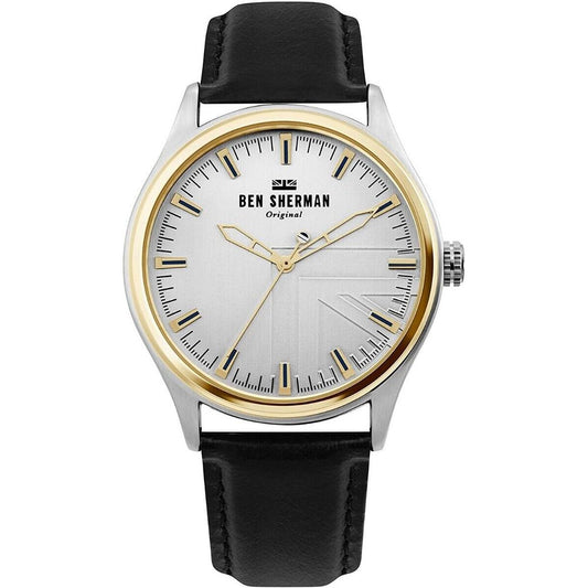 Montre Ben Sherman en cuir noir