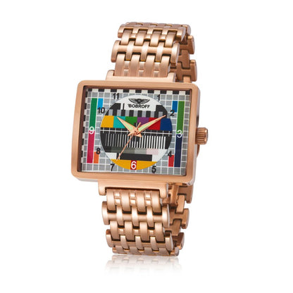 Montre Bobroff en acier bronze